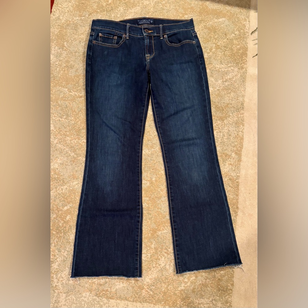 Lucky Brand Sweet N Low Women’s Jeans 6/28 Dark Wash Low Rise Bootcut Y2K